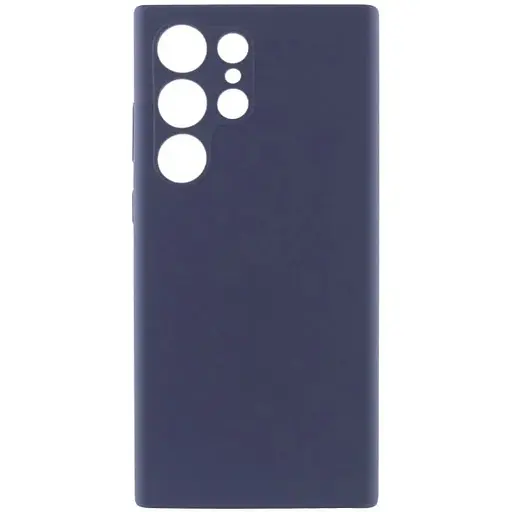 Чохол Lakshmi Silicone Cover Full Camera (AAA) для Samsung Galaxy S24 Ultra Темно-синій / Midnight blue
