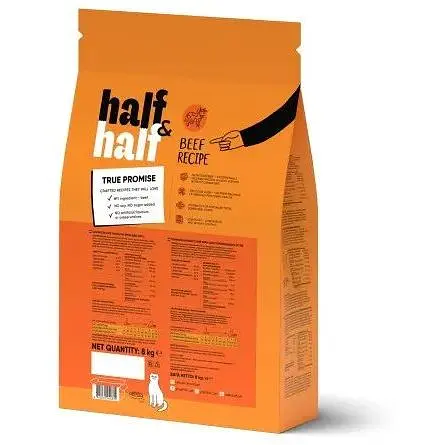 Сухой корм Half&Half для стерилизованных кошек с говядиной 8 кг - фото 2