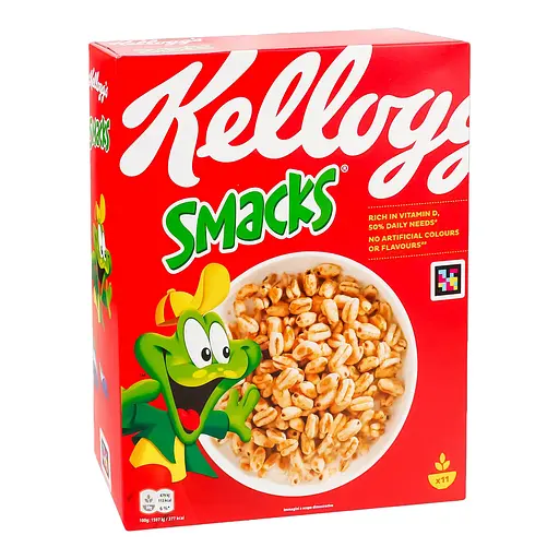 Хлопья Kellogg&#39;s Smacks мультизлаковые воздушные 330 г