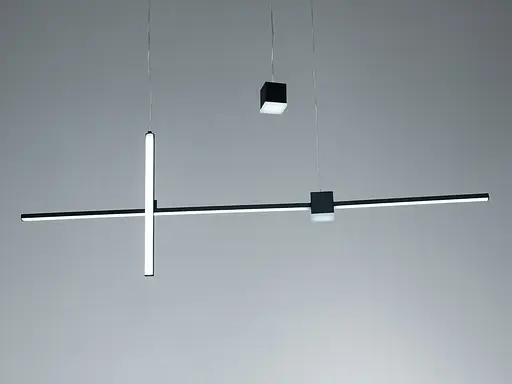 Підвісна люстра LED Diasha чорна 27 Вт 5 м² - фото 2