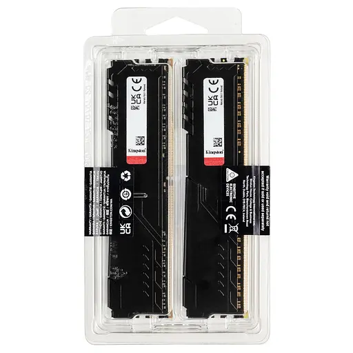 Оперативная память Kingston Fury Beast Black DDR4, 2x8GB/3600 (KF436C17BBK2/16) - фото 4