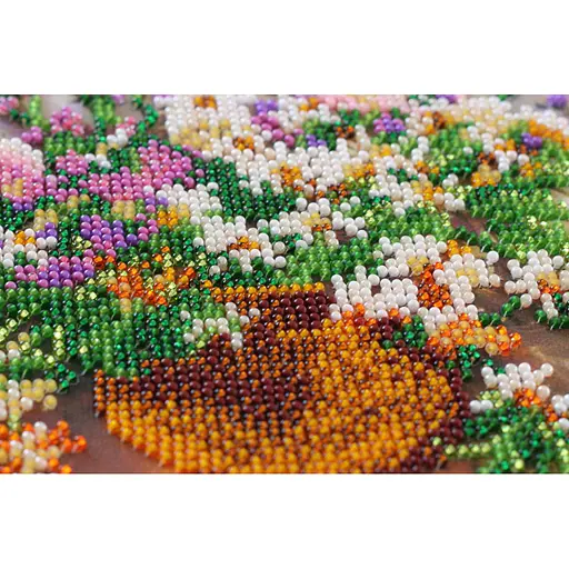 Набір-міді для вишивання бісером "Ніжний букет" AMB-035 20х20 см - фото 3