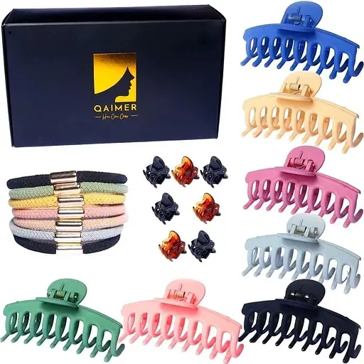 Подарунковий набір шпильок для волосся Hair Claws Clips QAIMERs 3.6 дюймові матові 7 шт.