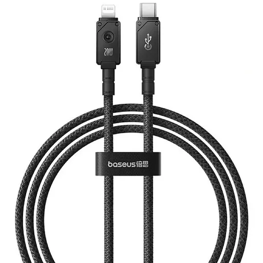 Кабель Baseus Unbreakable Series Fast Charging Data Cable Type-C to iP 20W 2m Cluster Black - фото 1