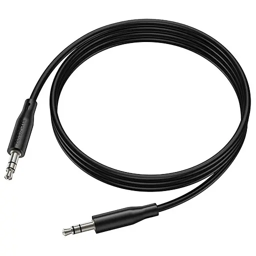 Аудіо кабель Aux Borofone BL26 Standard (1m) Black - фото 5