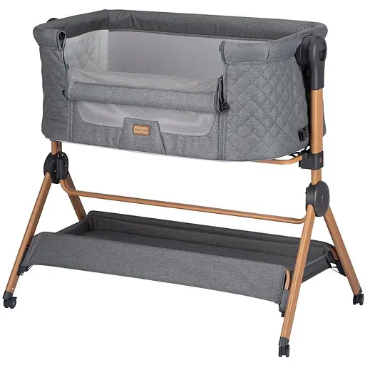 Приліжкове ліжечко та стільчик для дитини FreeOn Nest & Feed 2 в 1, grey - фото 1