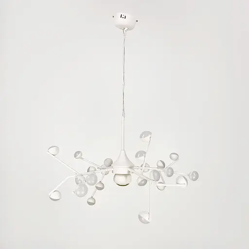 Люстра-молекула в белом на 24 светодиодов | Ст. SP 06/24 WT | Line F - фото 1