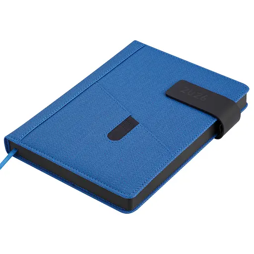 Щоденник датований Buromax Galaxy 2026 A5 синій (BM.2123-02) - фото 2