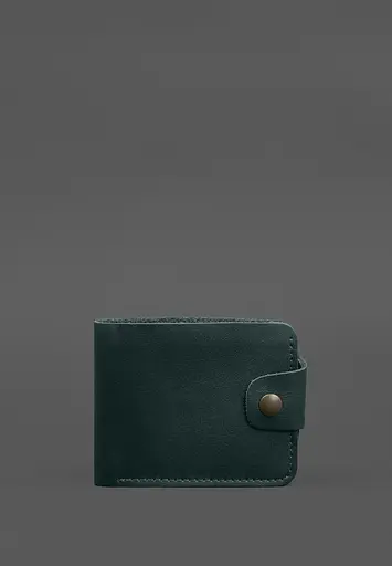 Кожаный портмоне 9.1 Зеленый - фото 2