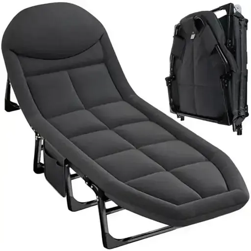 Складане туристичне ліжко TRIZAND 25380 200×65×30 см з матрацом навантаження 150 кг - фото 1