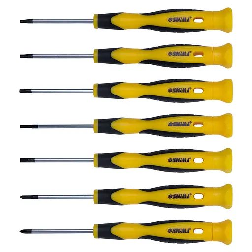 Набор отверток Sigma CrV 7 шт пластиковый кейс 4003211 - фото 2