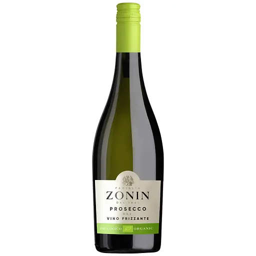 Вино игристое Zonin Prosecco Frizzante Bio Organic белое полусухое 10% 0.75 л