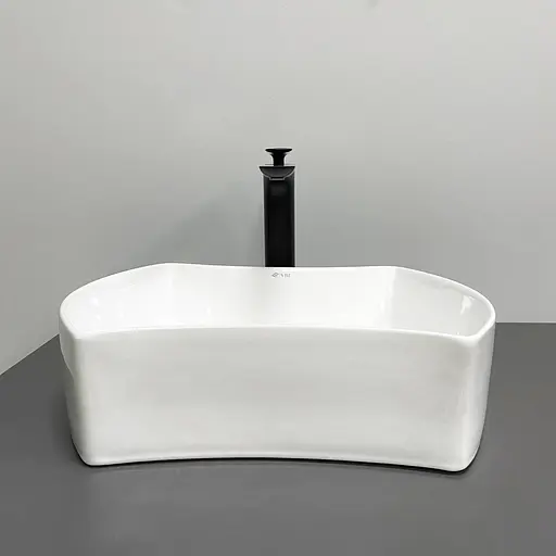 Умивальник VBI Talone white накладний VBI-017400, Білий - фото 4