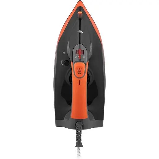 Утюг Ardesto IR-C2233-GR, Black/Orange, 2200W, керамика, паровой удар, резервур 340мл, защита от кальцинации, антикапля, плавная регулировка мощности пара, автоматическое отключение - фото 3