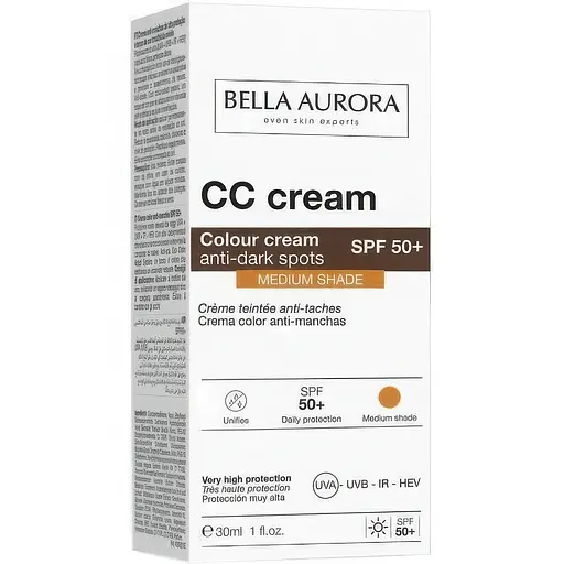 Крем Bella Aurora CC от пигментных пятен SPF50+ 30 мл - фото 1