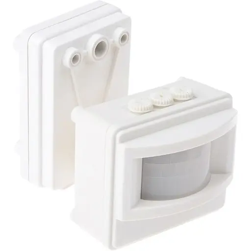 Датчик движения на свет уличный Brille IP44 De-02 White 159023 - фото 2