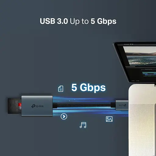 Кардрiдер TP-Link iдер USB 3.0 типу A для SD та microSD 3.0 UA430 (UA430) - фото 9