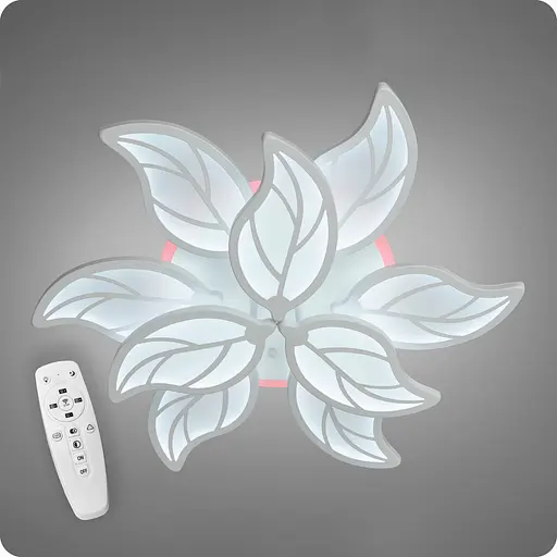 Люстра світлодіодна 517 Dlight 3color з пультом 140Вт Білий (01931) - фото 1