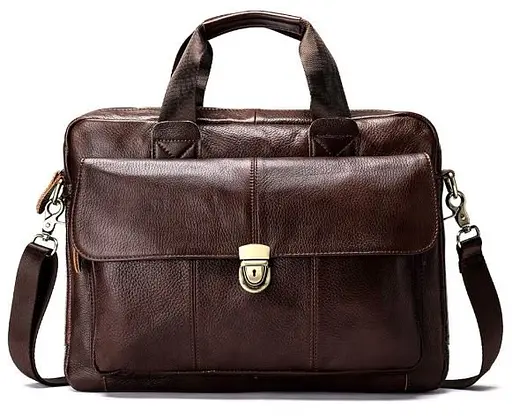 Чоловіча шкіряна сумка Vintage 24х35х7 см 000154054