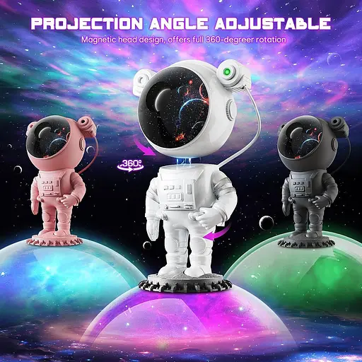 Проектор астронавта LAMPET Galaxy Starry Sky з дистанційним керуванням та таймером - фото 7