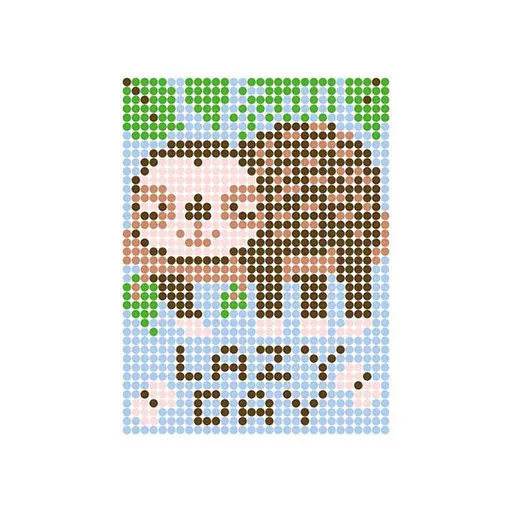 Картина по номерам стикерами в тубусе "Ленивец" 1200 стикеров. 1821, 33х48 см - фото 2