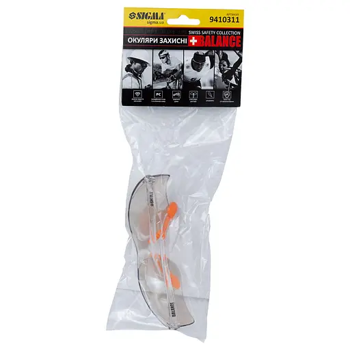 Очки защитные Sigma Master серебро 9410311 - фото 3