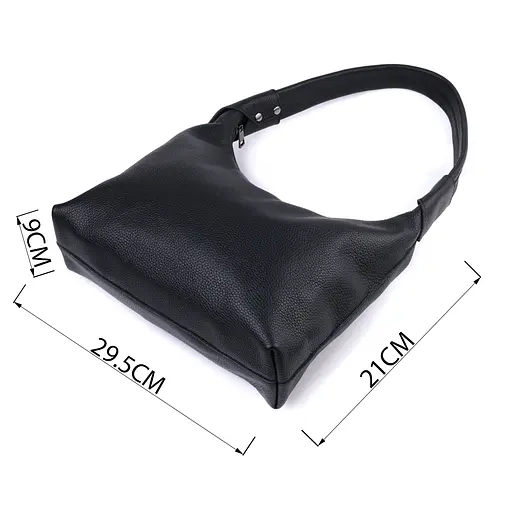 Женская сумка Shvigel на плечо из натуральной кожи флотар 29.5х21х9 см sum0027025 - фото 3