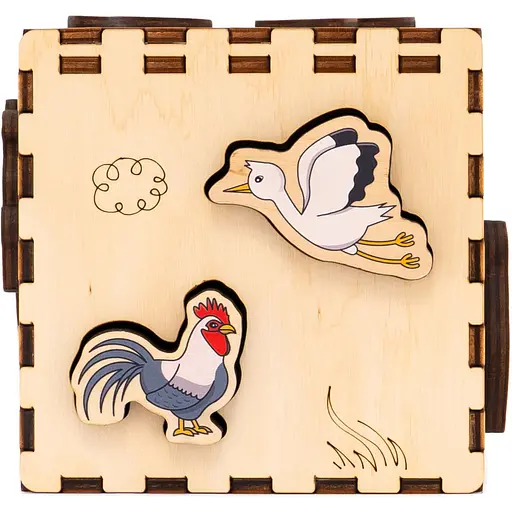 Кубик-сортер GoodPlay Фермерский мир (CUB-4-006) - фото 6