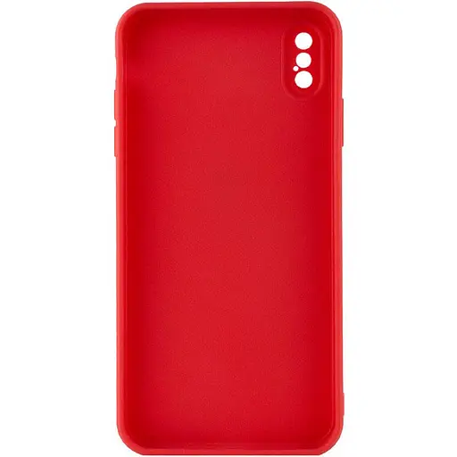 Силіконовий чохол Epik Candy Full Camera для Apple iPhone XS Max 6.5 Червоний/Camellia - фото 2
