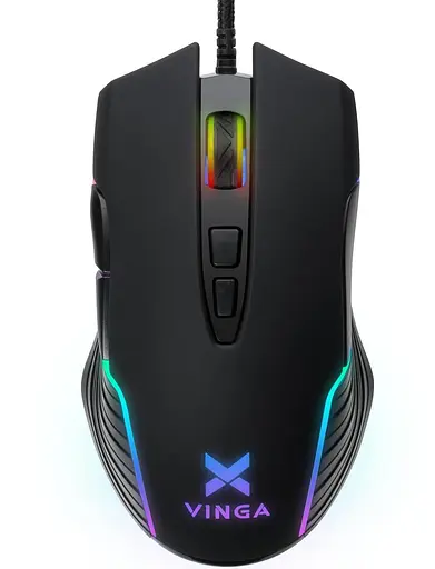 Мышь Vinga MSG-200 USB Black (MSG-200) - фото 1