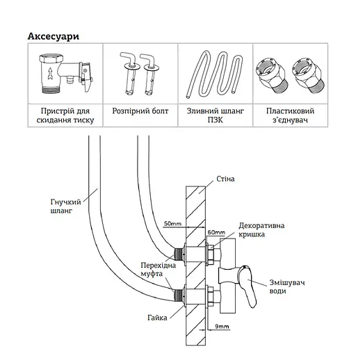 Водонагреватель "Узкий" Mixxus EWH-02050 Slim Dry накопительный 50 л сухой тэн 2 kW WH0012 - фото 4