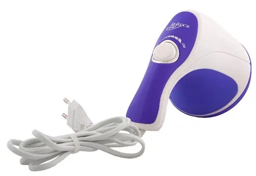 Портативный ручной антицеллюлитный массажер для шеи спины тела Relax And Ton роликовый массажер для тела - фото 2