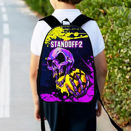 Рюкзак детский стендофф "Standoff2" 34х27см, городской ранец для мальчика с принтом (00345)