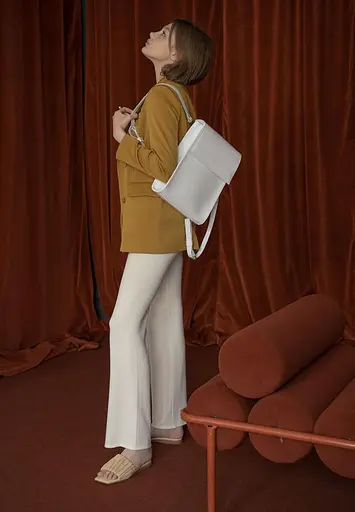 Женский белый рюкзак Tammy - фото 6