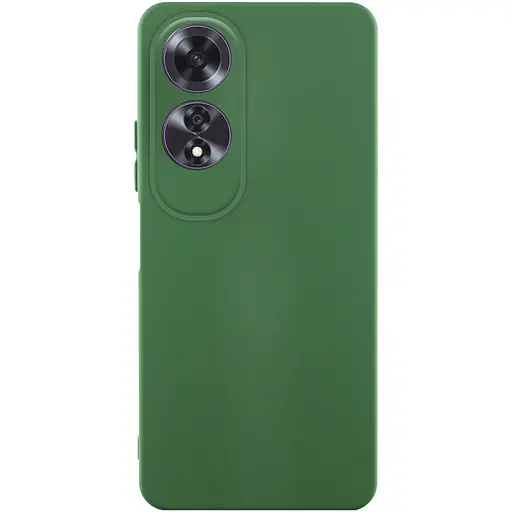 Чохол TPU Getman Liquid Silk Full Camera для Oppo A60 4G Зелений / Dark green