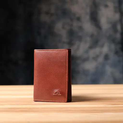 Кошелек для мужчин из глянцевой натуральной кожи Tony Perotti 7.2х10х1 см acs0032254 - фото 8