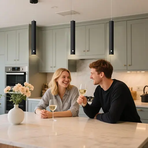 ACMHNC Светодиодный подвесной светильник с аккумуляторной батареей 4500 мАч черный - фото 2