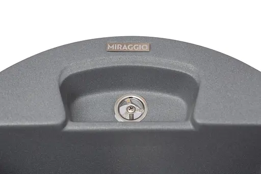 Кухонная мойка гранитная Miraggio Valencia gray 442x442x202 00211006, Серый - фото 3