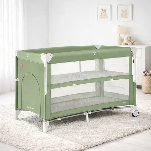 Манеж CARRELLO Porta CRL-18103 Mint Green з другим дном MOQ - фото 1
