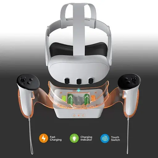 Зарядная станция DOBE для Meta Quest 3 (TY-3835) [151261] - фото 4