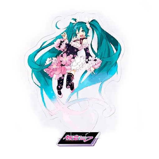 Акрилова фігурка Хацуне Міку квіти Hatsune Miku 10 см