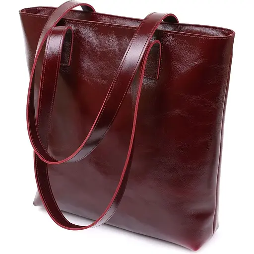 Кожаная женская сумка-шоппер Shvigel 37х33х8.5 см sum0020206 - фото 1