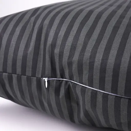 Набор MirSon №1095 Сolor Fun Line Stripe Black с эвкалиптовым волокном 220 х 240 см черный (2200010883480) - фото 5