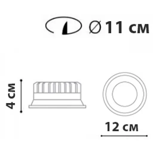 Точковий світильник Friendlylight Tweeter FL1107 - фото 3