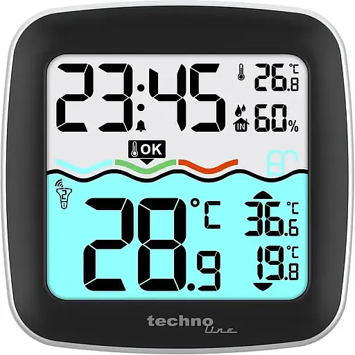 Термогигрометр Technoline WS9059 Black (WS9059) - фото 1