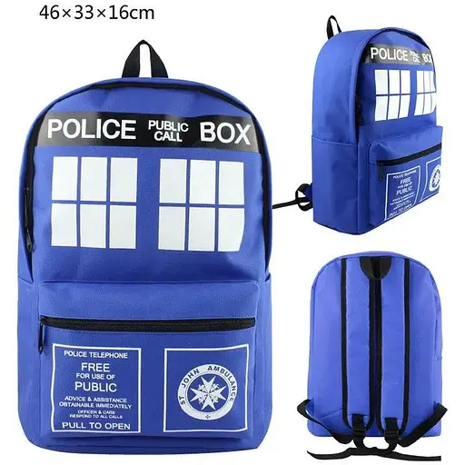 Рюкзак Doctor Who Tardis Доктор Кто Тардис  20.43 - фото 1
