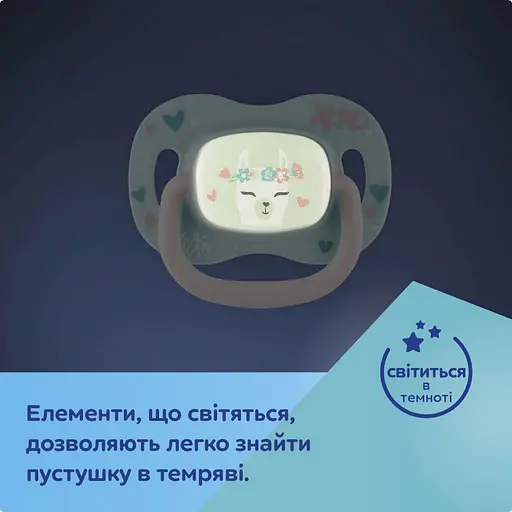 Пустушка силіконова симетрична Лама Exotic Canpol babies 34/922_lama 18+ місяців - фото 5