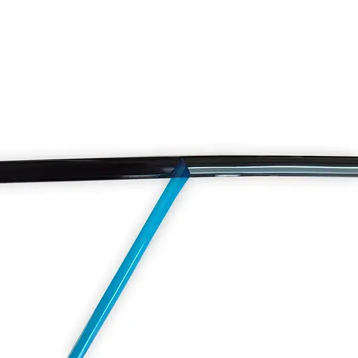 D-подібний молдінг 3м x 8 мм x 4 мм Чорний D SW-00001553 - фото 3