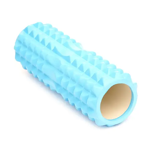 Масажний ролик Cornix EVA 33 x 14 см (валик, ролер) XR-0331 Sky Blue - фото 4