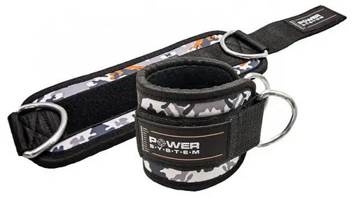 Манжета на лодыжку Power System PS-3470 Ankle Strap Camo Grey/Black (PS_3470_Grey/Black) - фото 2